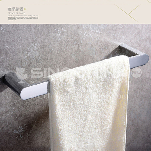 Bathroom accessorieswall hanging towel rack single rod bathroom hardware all copper towel rack HDP-HI08004
